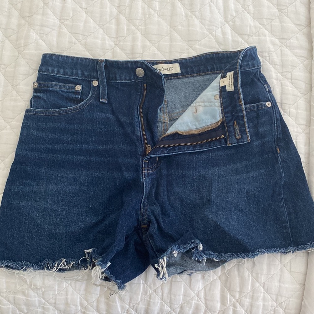Madewell high rise curvy shorts